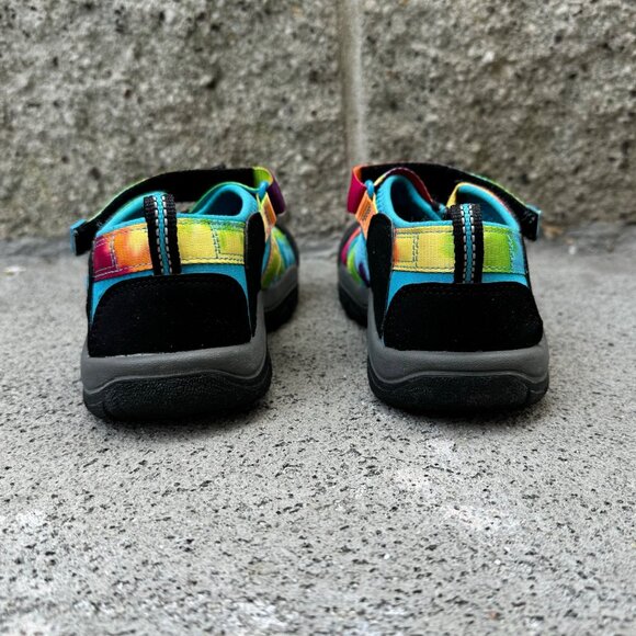 KEEN Rainbow Tie Dye Sandals Kids 5 US 37 EU Newport H2 Hiking Shoes Unisex - Picture 5 of 9